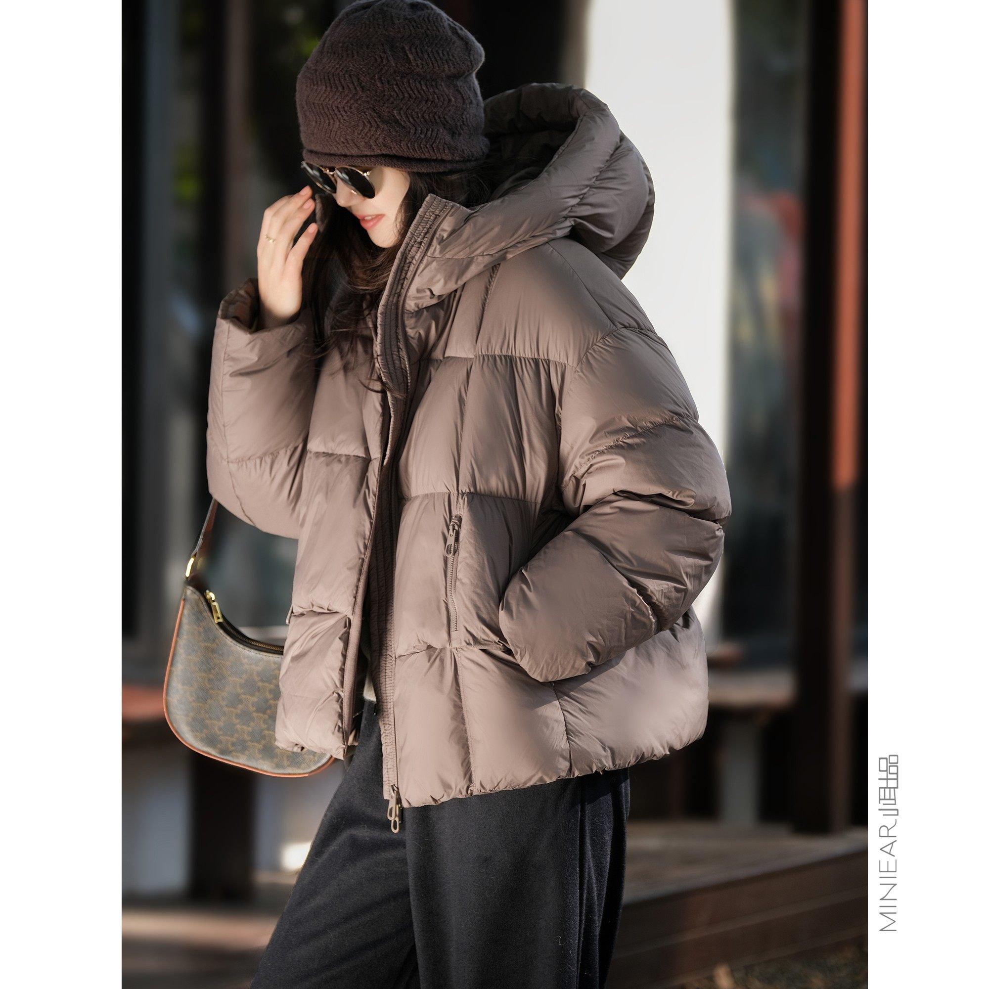 小耳出品新国标泡芙羽绒服90%鸭绒蓬松休闲短款连帽面包服外套女,淘宝优惠券,粉丝福利购,淘宝优惠卷