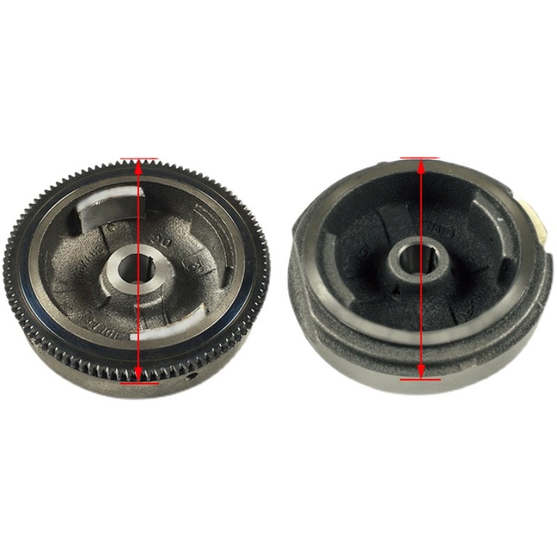 Gasoline generator 2-3KW5-8kW flywheel water pump micro tiller 168F170F177F188F electric flywheel