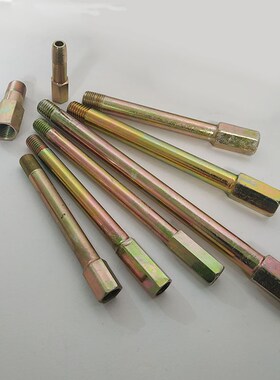 内外丝加长杆管模具运水接头PT1/8 1/4模具水咀水嘴延长丝pc快插