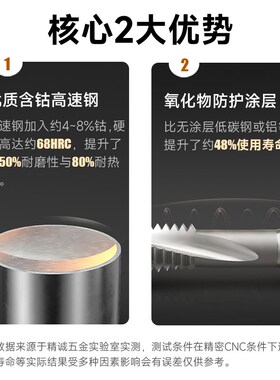上工铝用螺旋丝锥 硅铝合金专用丝攻 铝合金 铜 含钴盲孔 进口AL