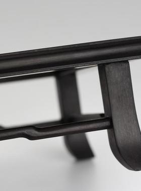 工艺品 黑檀博古架茶壶架 紫光檀饰品摆架奇石底座 盆景架