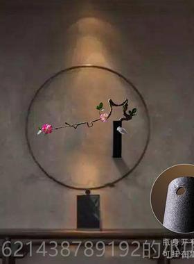 高档家创意公个性铁艺居摆仿真花束客厅件玄关办室桌面软装禅意摆