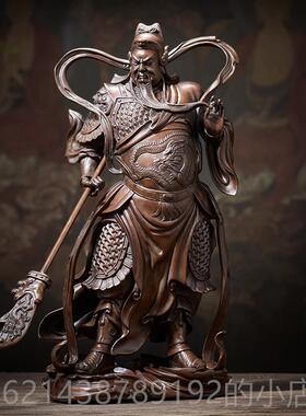 高档佛菩香天逸铜公像关羽像关二爷家佛居摆件关武财神伽蓝韦陀萨