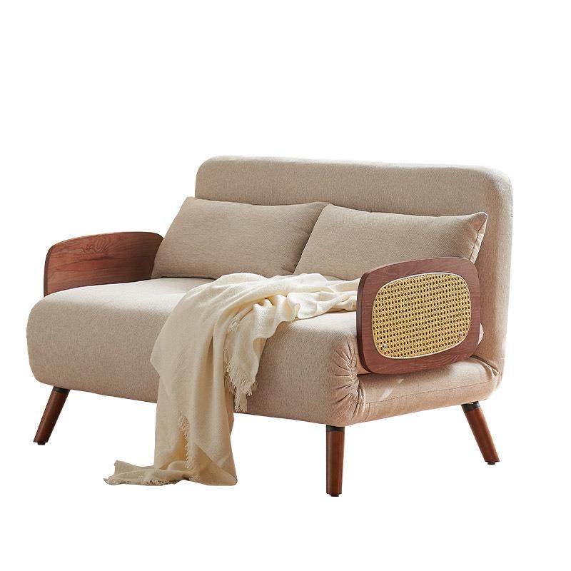 桐语特原木风沙发床小户型客厅现代简约可折叠多功能可躺沙发床,淘宝优惠券,粉丝福利购,淘宝优惠卷