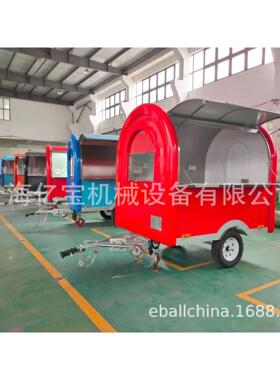 上海出口丹麦卢森堡小推车早餐车美食车Food trailer
