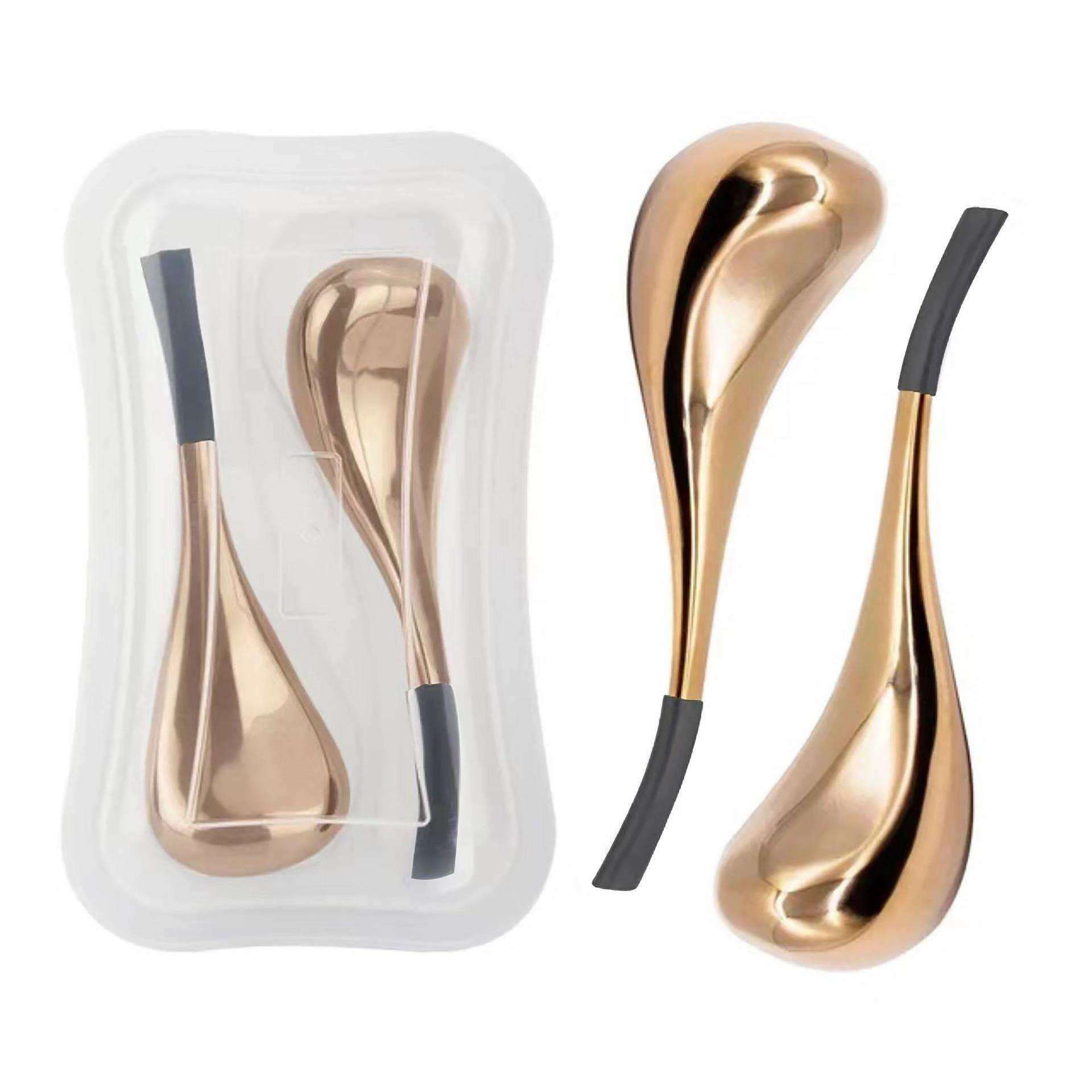 不锈钢脸部眼部按摩冷敷棒脸部按摩冷冻脸部和颈部的按摩冰滚轮,淘宝优惠券,粉丝福利购,淘宝优惠卷