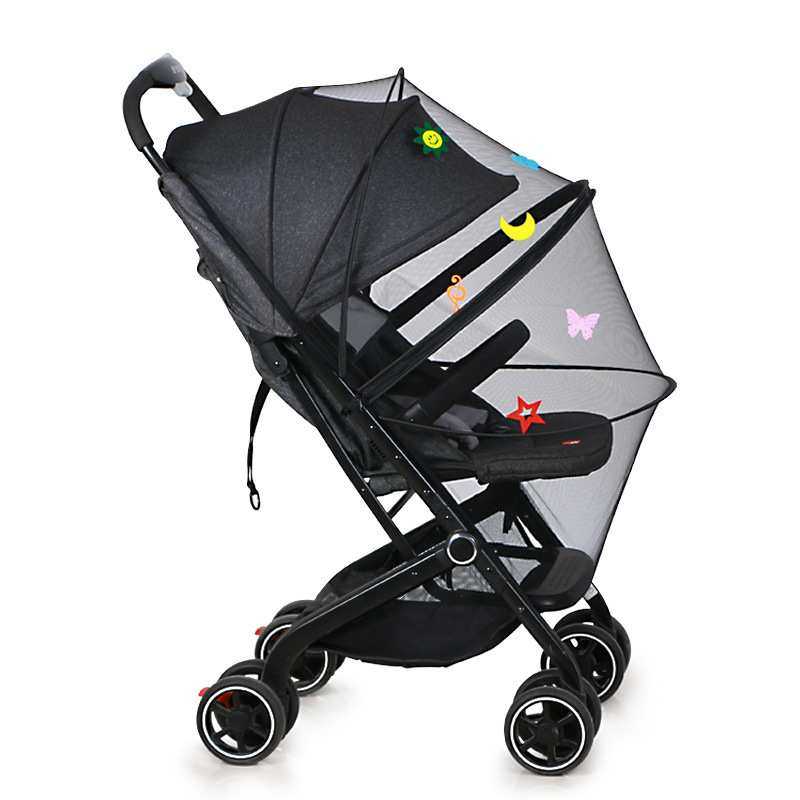 婴儿车蚊帐全罩式通用儿童手推车防蚊罩婴幼儿加密网纱bb伞车遮阳,淘宝优惠券,粉丝福利购,淘宝优惠卷