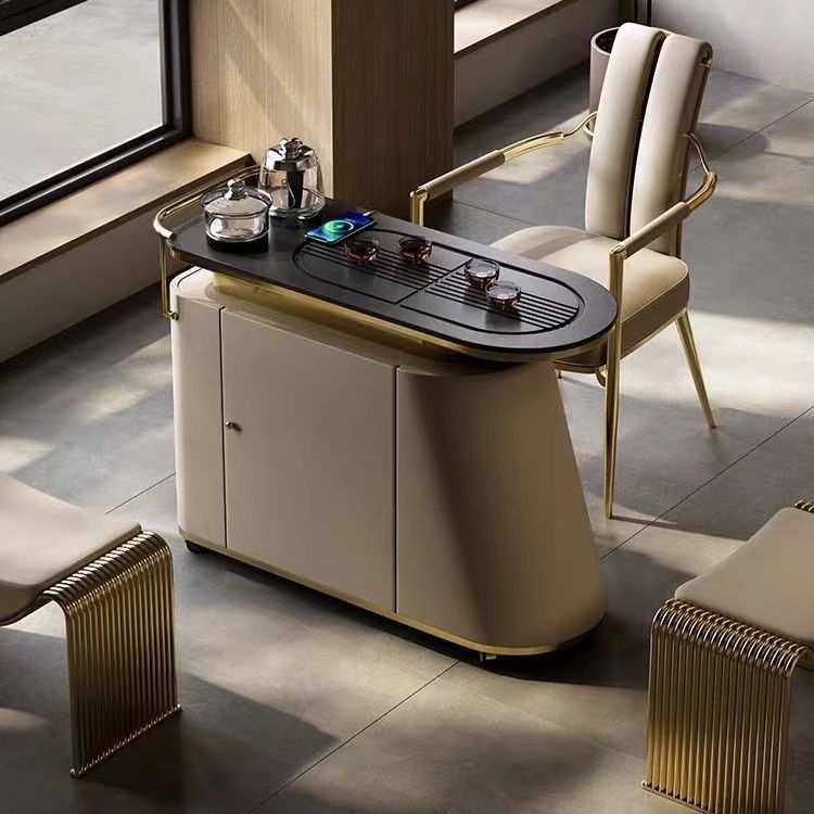 移动茶车阳台功夫茶桌乌金石茶台烧水壶一体茶水柜边几多功能,淘宝优惠券,粉丝福利购,淘宝优惠卷