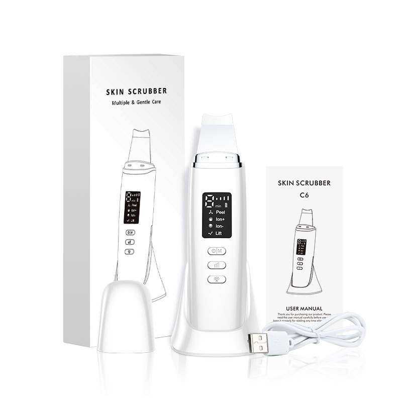 C6新款超声波铲皮机EMS正负离子黑头导出面膜导入提拉紧致V脸清洁,淘宝优惠券,粉丝福利购,淘宝优惠卷