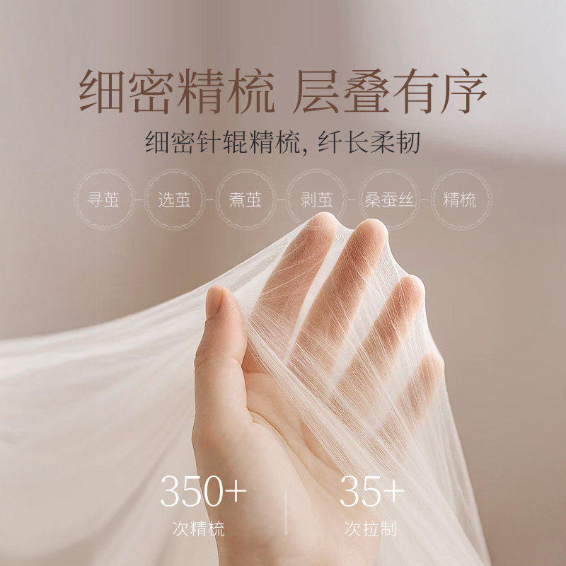 英氏A类竹棉针织蚕丝被夏凉被空调被子儿童凉感被宝宝被芯可水洗