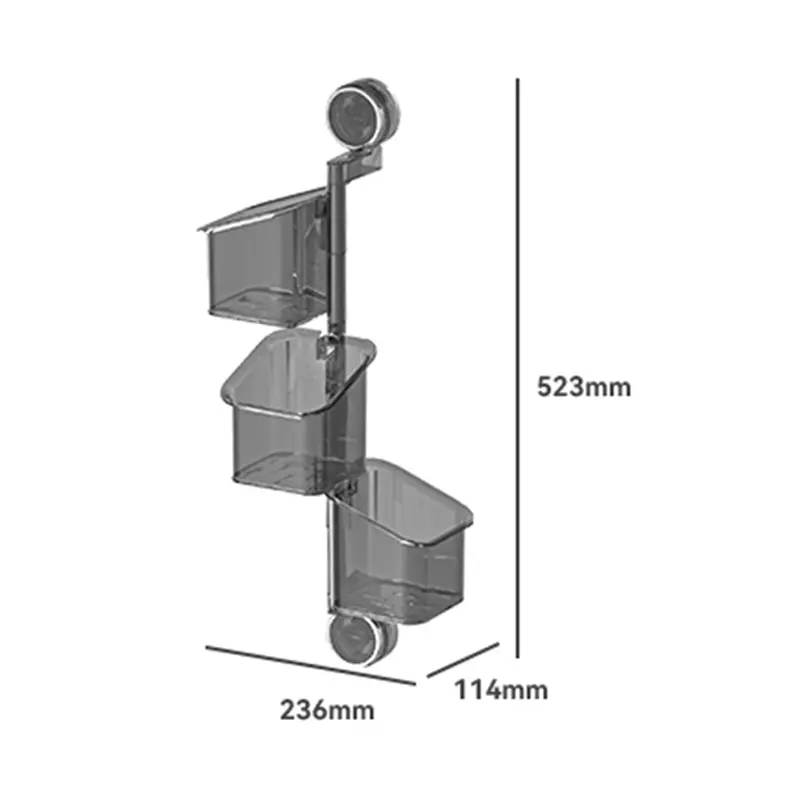 【下单立减50】双吸盘旋转葱姜蒜收纳盒壁挂式厨房大容量多层YP,淘宝优惠券,粉丝福利购,淘宝优惠卷