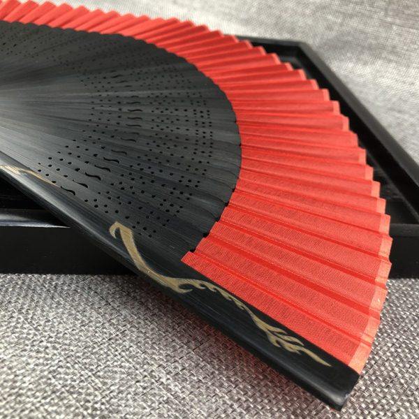 中国风真丝女扇子雕刻龙和风古风折扇手工艺折叠丝绸刻骨龙,淘宝优惠券,粉丝福利购,淘宝优惠卷