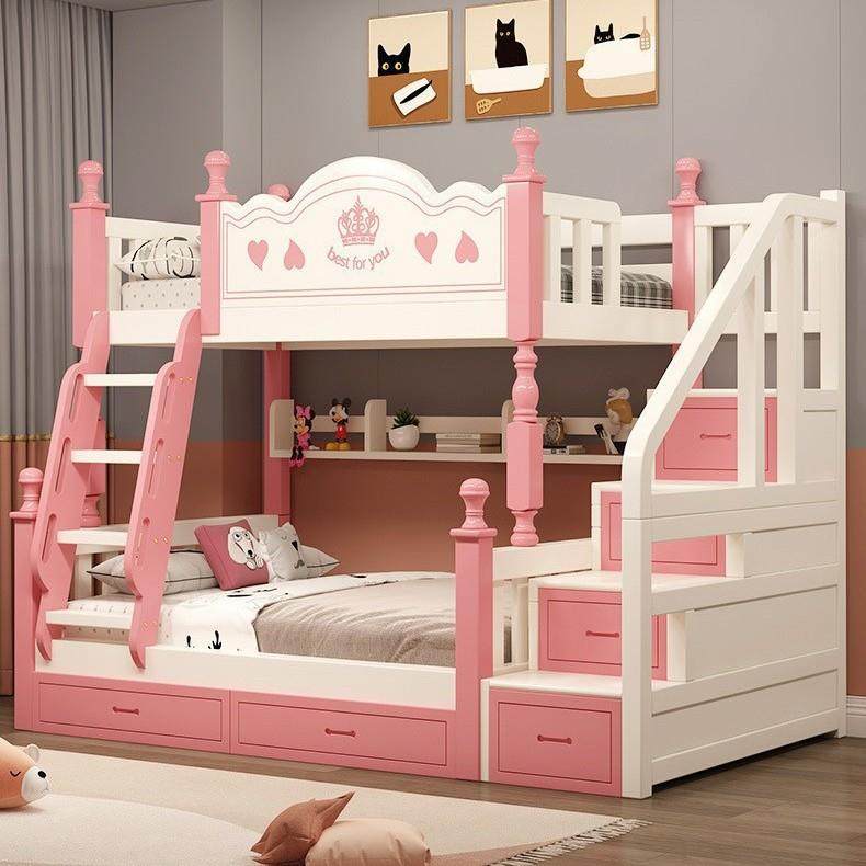 橡胶木儿童床实木上下铺分体式上下床双层床储物高低子母床青少年,淘宝优惠券,粉丝福利购,淘宝优惠卷