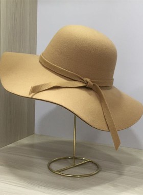 定制现代家具样板房衣柜衣帽间软装饰品摆件主卧礼帽女帽帽架组合