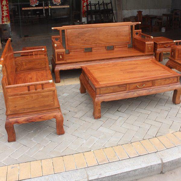 新中式红木沙发小户型客厅刺猬紫檀家具花梨茶几组合全实木经济型,淘宝优惠券,粉丝福利购,淘宝优惠卷