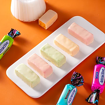 俄罗斯风味三色酸奶巧克力夹心糖果500g[2元优惠券]-寻折猪