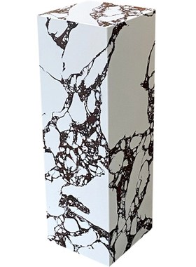 大理石摆件底座酒店别墅玄关客厅雕塑摆件立柱装饰高端定制