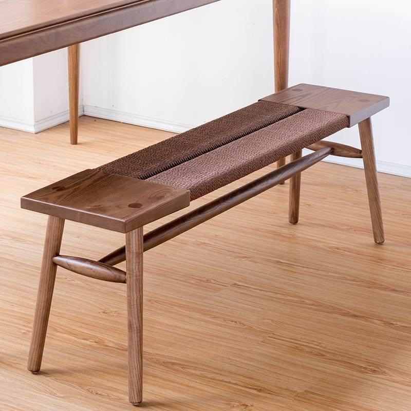 实木长条凳家用白蜡木椅子现代简约创意板凳原木长凳床尾凳民宿椅,淘宝优惠券,粉丝福利购,淘宝优惠卷