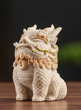 招财貔貅茶宠香炉景德镇玄关装饰品招财创意茶具桌面客厅摆件