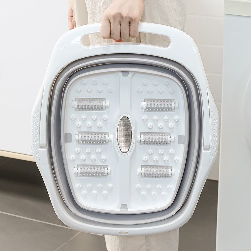 德国精工可折叠泡脚桶家用过小腿洗脚盆便携式足浴盆宿舍养生按摩,淘宝优惠券,粉丝福利购,淘宝优惠卷