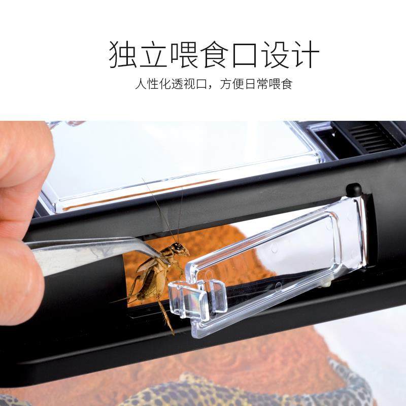 透明塑料金鱼缸开放式手提透气乌龟饲养盒黑盖宠物运输盒外带家用,淘宝优惠券,粉丝福利购,淘宝优惠卷