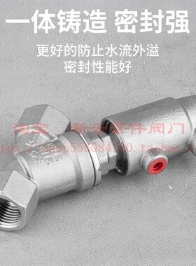 气动灌装机阀不锈钢灌装头防滴漏型加长杆气动立式直线角座阀DN15