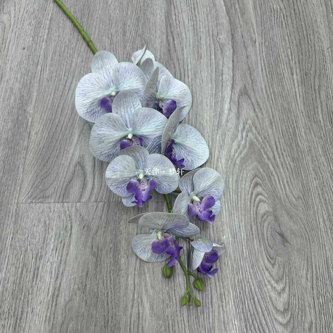 9头3D蝴蝶兰仿真花胶片手感假花婚庆家居插花手工diy配饰婚礼布置,淘宝优惠券,粉丝福利购,淘宝优惠卷