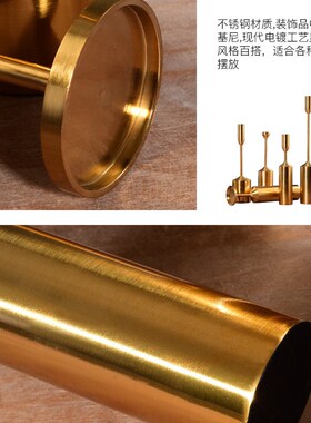 欧式 烛台6件套 金属电镀 婚庆道具烛台 家居软装 工艺品 摆件