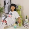Children's bedside pillow, reading bed, waist protector and neck protector, round pillow, bay window sofa, large back cushion, student dormitory backrest