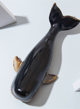 动物南瓜创意陶瓷摆饰北欧办公室样板间酒柜玄关柜子软装艺术饰品