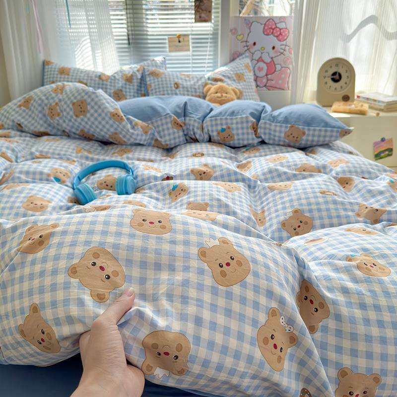 A类床上用品四件套床单被套床笠被罩学生宿舍单人三件套4,淘宝优惠券,粉丝福利购,淘宝优惠卷