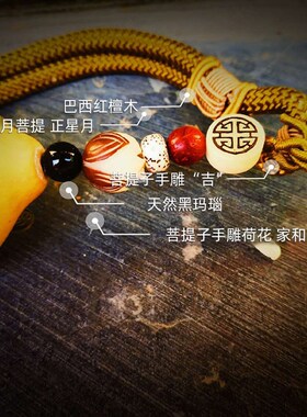 天然小葫芦串长挂件 家居客厅阳台挂饰 一大串文玩手捻小葫芦招財