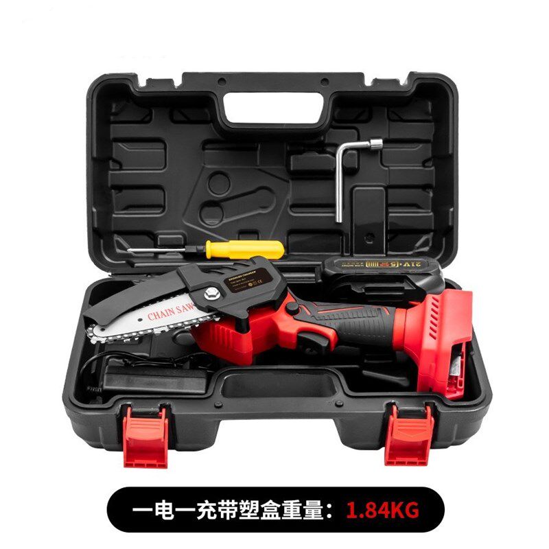 园林修剪无刷链锯4/6寸电链锯可左右手使用 大功率电锯大容量,淘宝优惠券,粉丝福利购,淘宝优惠卷