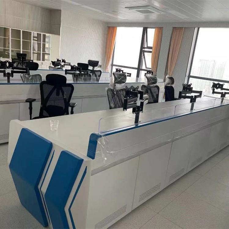 现代监控调度操作平台桌双联/四联指挥中心控制台加厚电脑工作台,淘宝优惠券,粉丝福利购,淘宝优惠卷