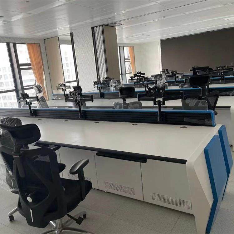 现代监控调度操作平台桌双联/四联指挥中心控制台加厚电脑工作台,淘宝优惠券,粉丝福利购,淘宝优惠卷