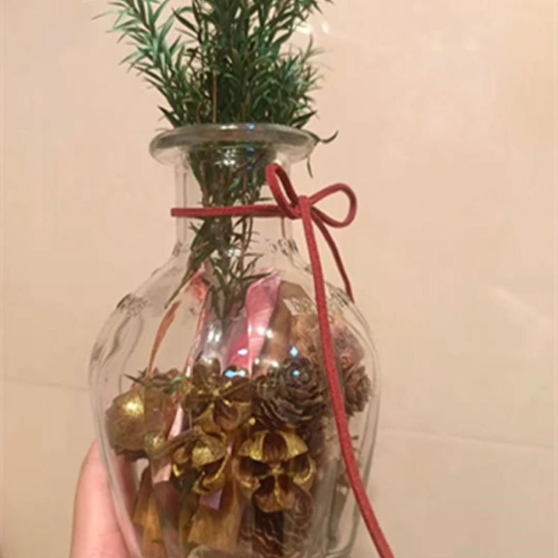 肉桂生财床头大肚森系搬家用房间装饰客厅窄口玻璃瓶聚米进米摆件,淘宝优惠券,粉丝福利购,淘宝优惠卷