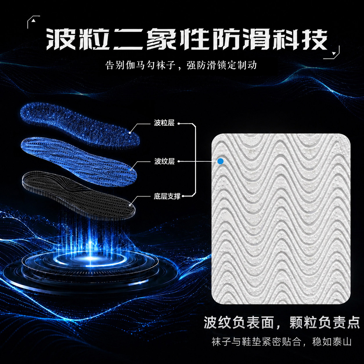 【踏云Ultra】升级伽马珠粒超临界发泡篮球羽球运动跑步高弹鞋垫