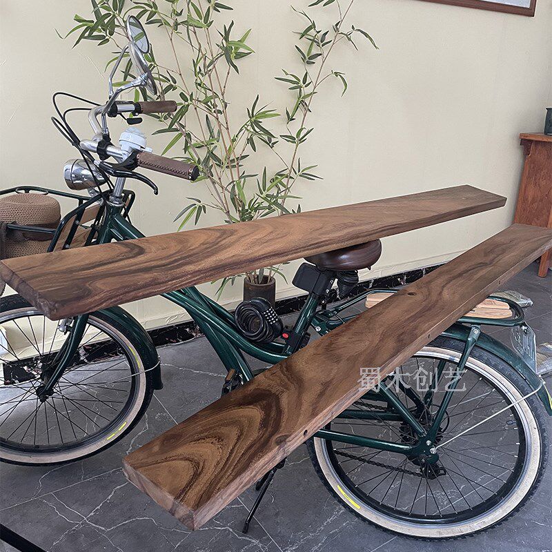 南美胡桃木不规则板实木挂墙吧台悬浮置物一字壁挂诧寂风实木托架,淘宝优惠券,粉丝福利购,淘宝优惠卷