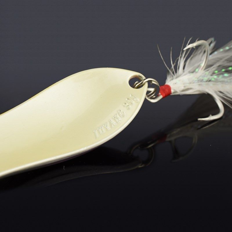 巨洋新款影鳄路亚亮片超远投鱼形勺子假饵鲈鱼狗鱼羽毛钩,淘宝优惠券,粉丝福利购,淘宝优惠卷