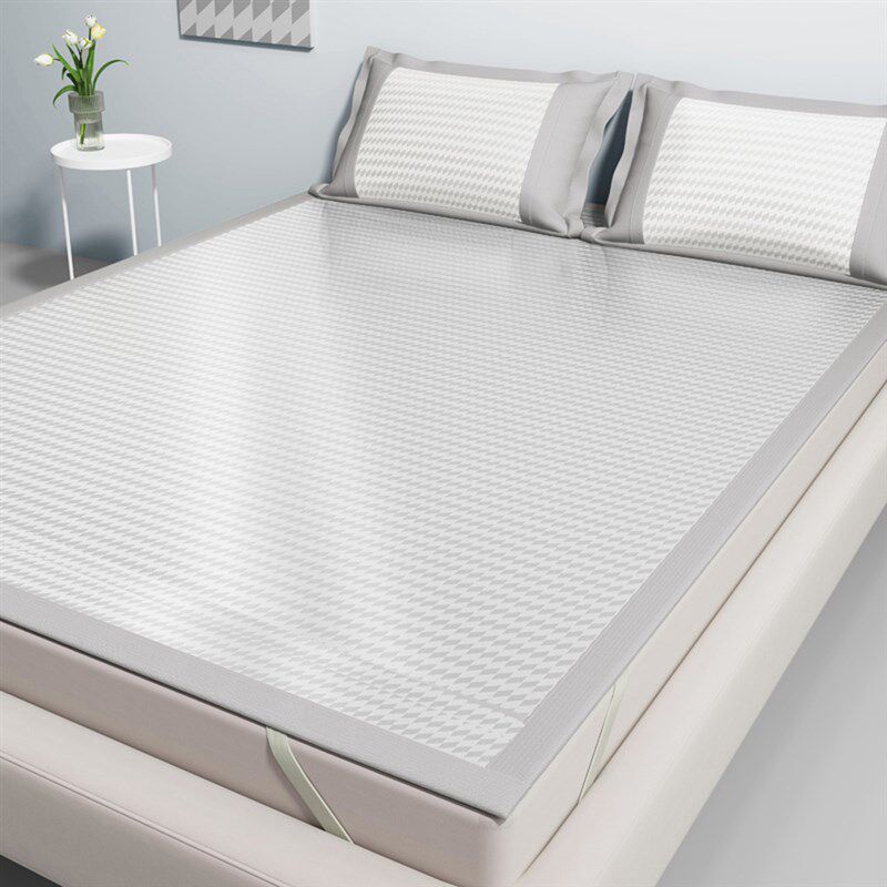 北京迎时家纺夏季 凉席24新款抗菌冰丝席 高密度可裸睡三件套防滑,淘宝优惠券,粉丝福利购,淘宝优惠卷