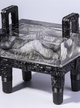 珠穆朗玛靠山鼎琉璃摆件家居客厅办公室装饰店铺公司开业商务礼品