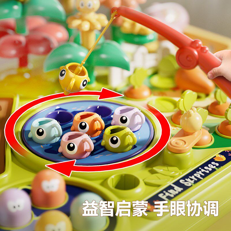 早教游戏桌婴幼儿玩具儿童1一3岁宝宝忙碌益智多面体多功能学习桌,淘宝优惠券,粉丝福利购,淘宝优惠卷