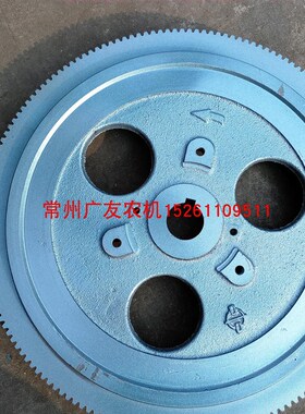 常柴柴油机zs1100/zs1115L24 L28 L32改装电启动飞轮配件主机原厂