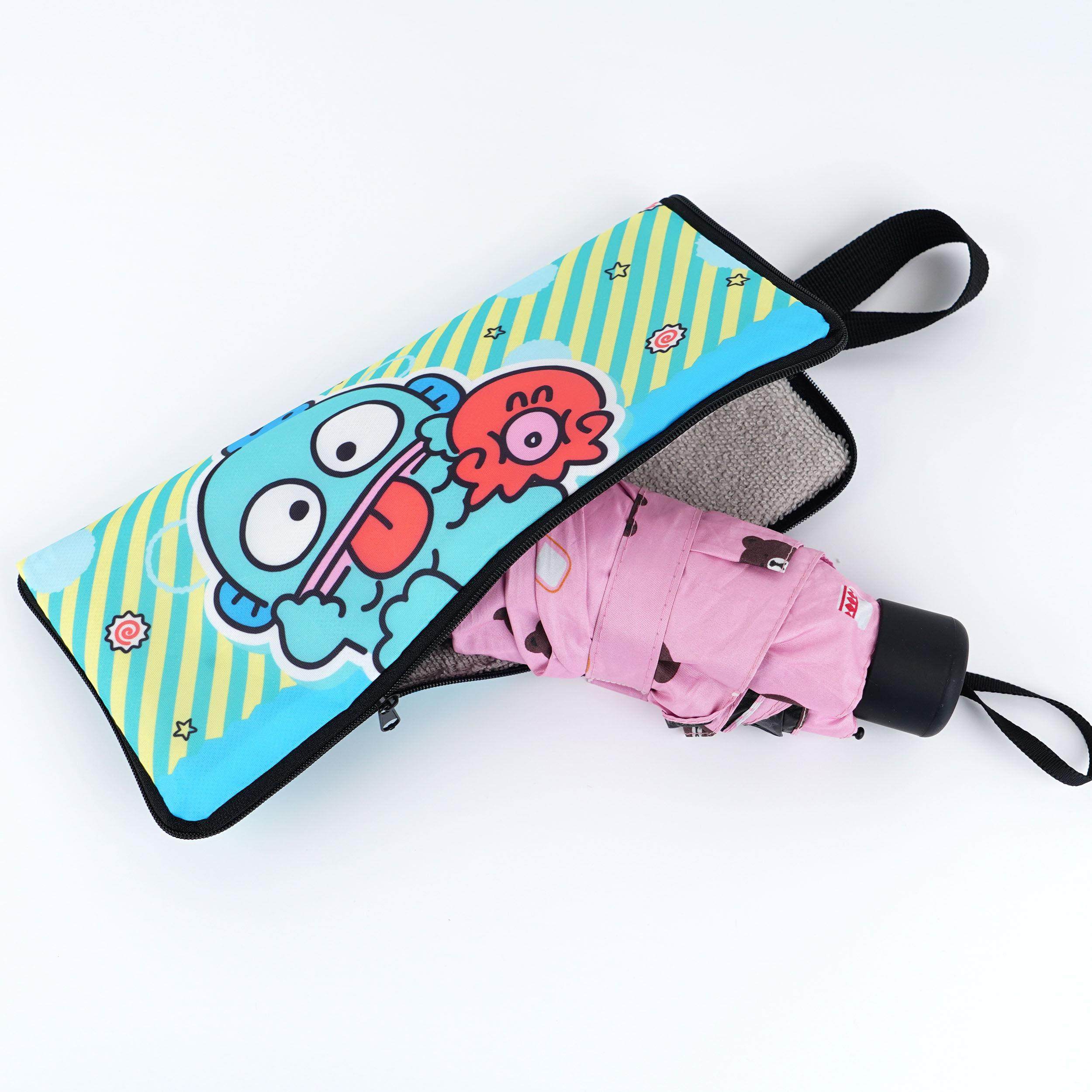 卡通雨伞套吸水伞包女生折叠伞袋学生环保可携式收纳小袋丑鱼,淘宝优惠券,粉丝福利购,淘宝优惠卷