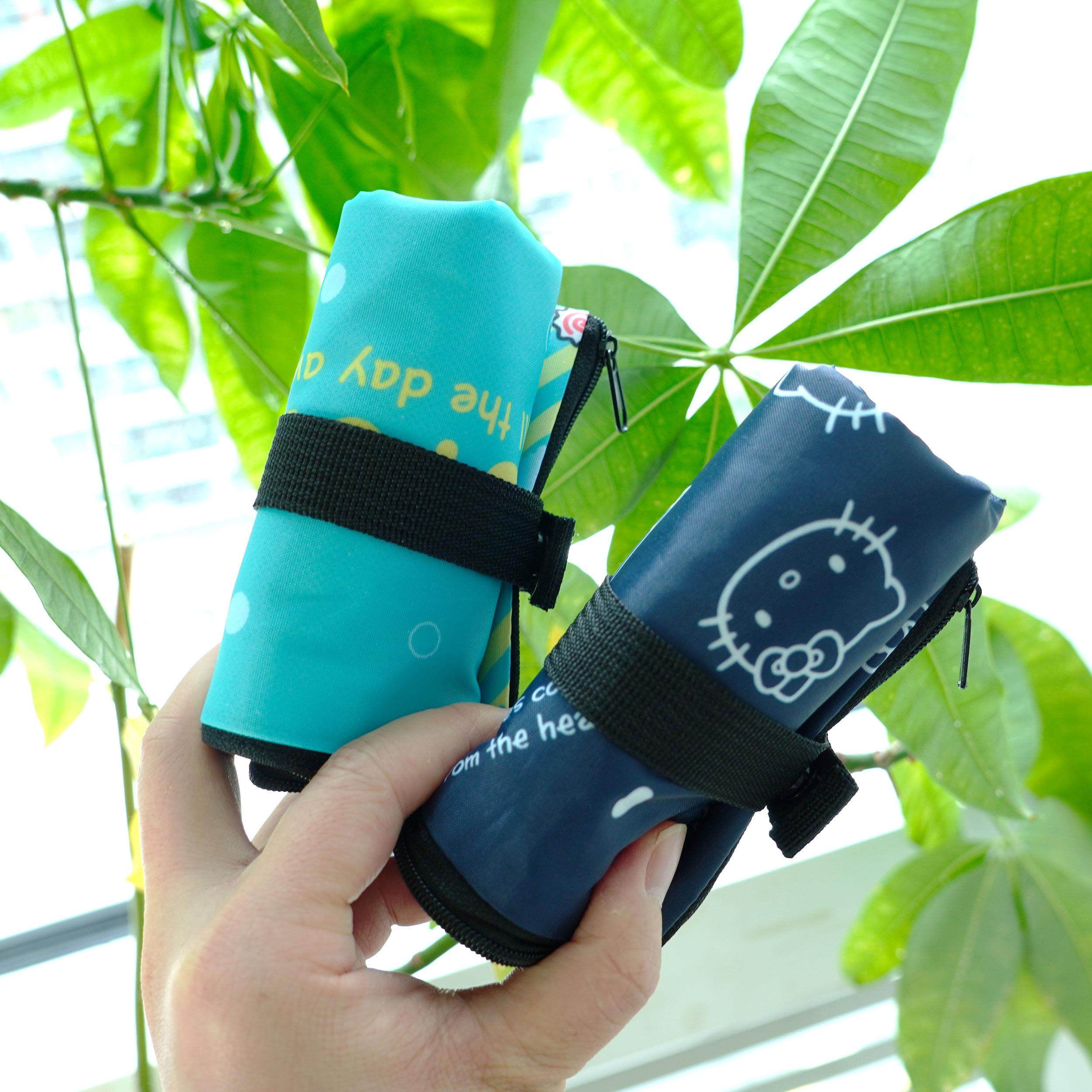 卡通雨伞套吸水伞包女生折叠伞袋学生环保可携式收纳小袋丑鱼,淘宝优惠券,粉丝福利购,淘宝优惠卷