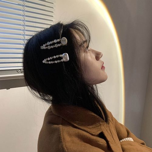 简约头饰仙掉眉毛蝴蝶结主题发夹发卡刘海夹边夹发饰发绳 - 图2