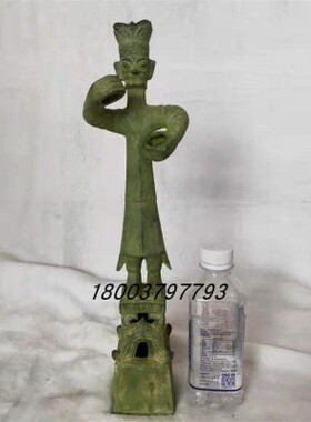 青铜器仿古摆件外礼堆人 古代铜器 送三宾星品 古玩 经典收藏品