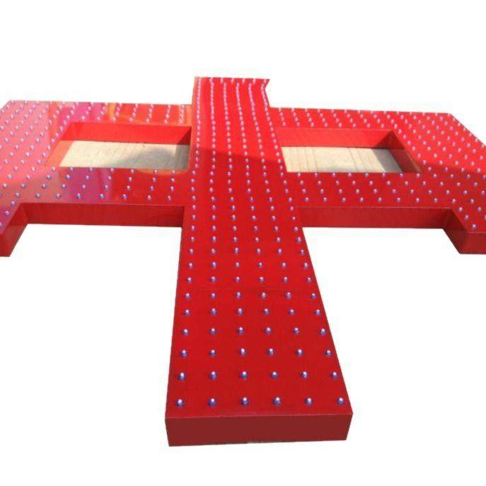 广州楼顶大字广告牌制作安装灯泡外露灯珠字冲孔发光字幕墙发光字,淘宝优惠券,粉丝福利购,淘宝优惠卷