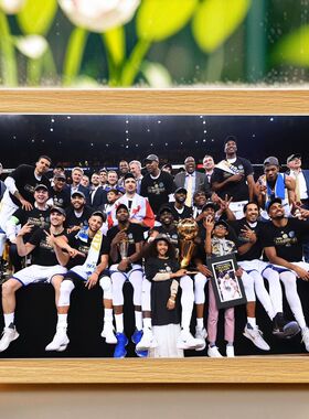 NBA库里周边金州三分王相框摆台