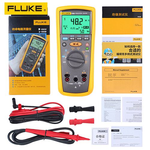 福禄克F1508/F1503/F1587FC/F1535/1537绝缘电阻测试仪数字兆欧表 - 图2